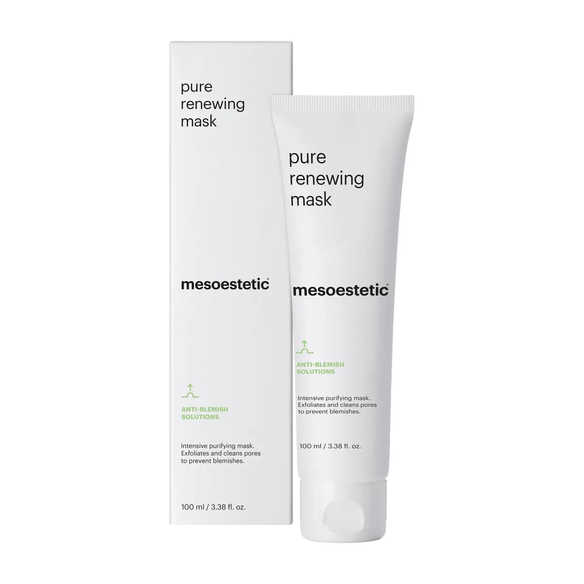 mesoestetic pure renewing mask met verpakking
